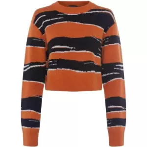 Image of French Connection Mona Amua Jacquard Jumper - Multi