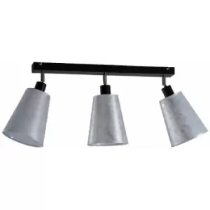 Image of Keter Eva Ceiling Spotlight Bar Silver, 30.5cm, 3x E27