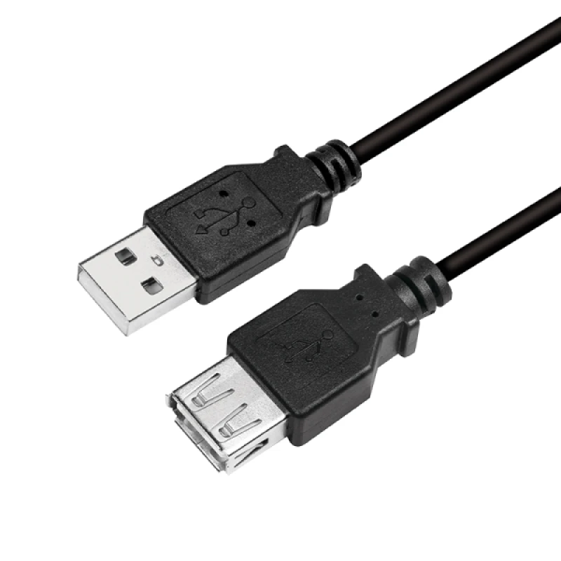 Image of LogiLink CU0012B USB cable USB 2.0 5m USB A Black