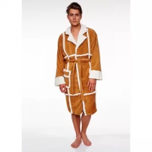 Image of Only Fools & Horses Del Boy Adult Fleece Bathrobe