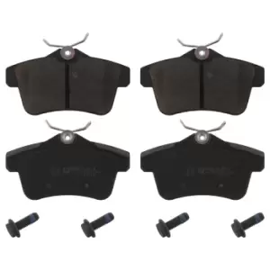 Image of Brake Pad Set 16833 by Febi Bilstein Rear Axle