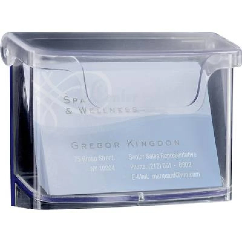 Image of Sigel Sigel Business card box acrylic Outdoor No. of compartments:1 60 cards Transparent LH326