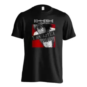 Image of Death Note T-Shirt I Am Justice Size S