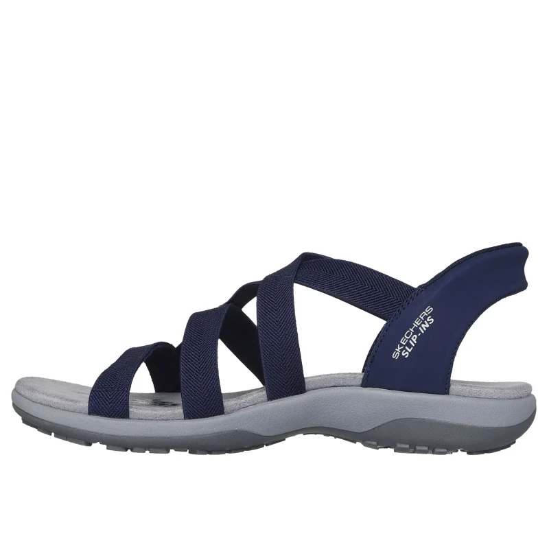 Image of Skechers Womens sandals Skechers Reggae Slim Stretch Flex Bleu Female 37