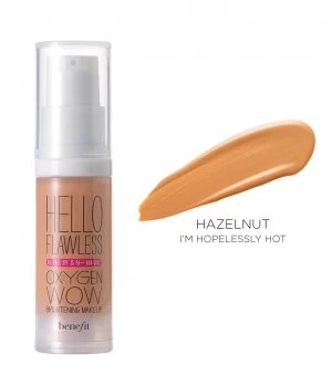 Image of Benefit Hello Flawless Oxygen Wow Liquid Foundation Im Hopelessly Hot