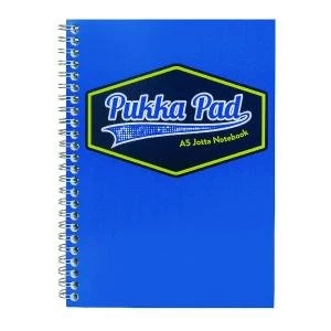 Image of Pukka Pad Vision Wirebound Jotta Pad A5 Blue Pack of 3 8616-VIS
