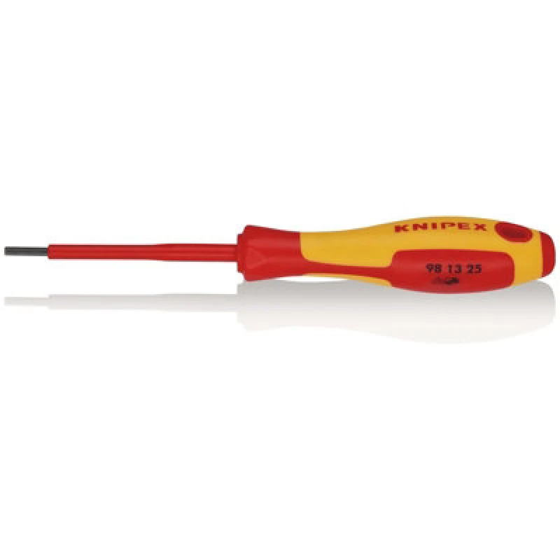 Image of Knipex 98 13 25 Vde Insulated Hexagon Screwdriver, 2.5 X 75mm 18774