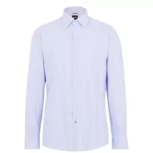 Image of Boss C-Hank Soft Cotton Shirt - Blue