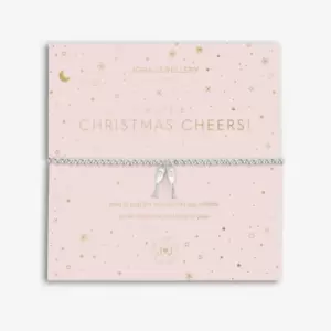 Image of A Little Christmas Cheers! Silver 17.5cm Stretch Bracelet 5427