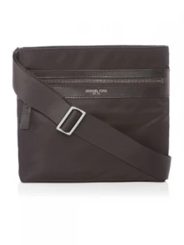 Image of Michael Kors Kent Nylon Small Cross Body Bag Black