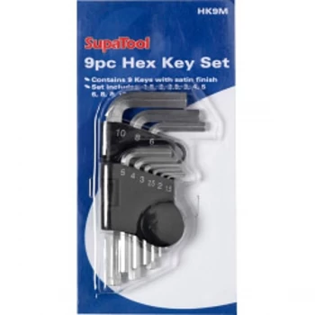 Image of SupaTool Hex Key Set 9 Piece