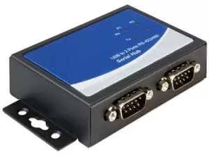 Image of DeLOCK 87586 serial converter/repeater/isolator Black
