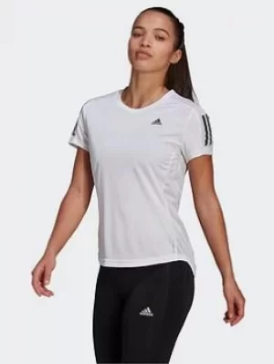 Image of adidas Own The Run T-Shirt, White Size M Women