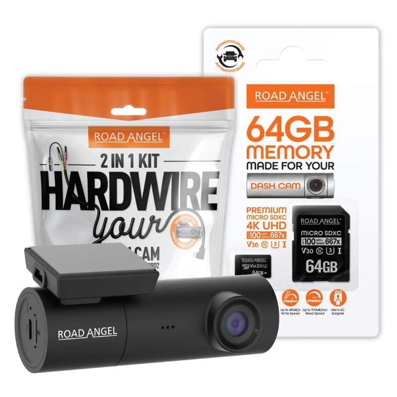 Image of Road Angel Halo Spark Deluxe 1080p Dash Cam inc 64GB MicroSD Card &amp