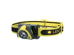 Image of LED Lenser iSEO5R Industrial Rechargeable LED Torch Black & Yellow