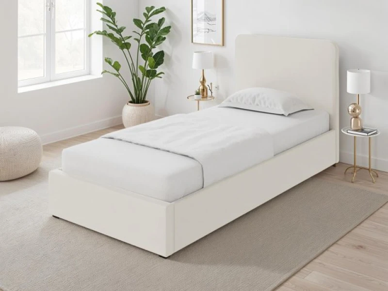 Image of GFW Chiswick Natural Ottoman Bed Frame - 3ft Single