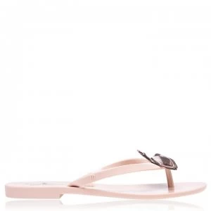 Image of Vivienne Westwood X Melissa Harmonic Flip Flops - Nude