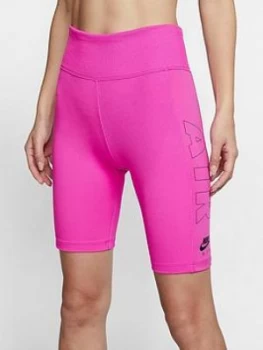 Image of Nike NSW Air Bike Shorts - Pink Size M Women