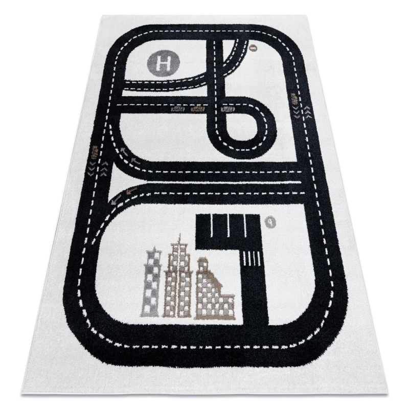 Image of RugsX Fun Rug in Yellow Size: 180cm x 270cm Yellow Unisex 180cm x 270 cm