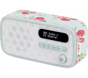 Image of VQ Dexter Portable DAB Radio - Cath Kidston Antique Rose