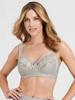 Image of Miss Mary Of Sweden Lovely Lace Bra - Grey