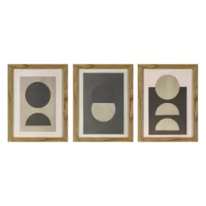 Image of Olivia's Set of 3 Lunar Framed Print