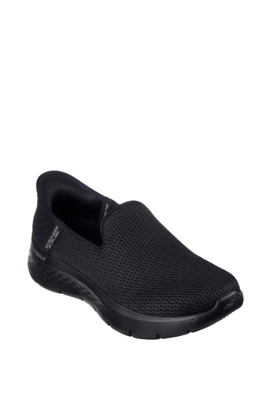 Image of Skechers Womens Go Walk Flex Relish Trainer in Black Size: 7 Black Female 7