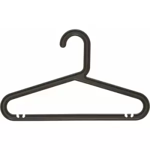 Image of Premium Set of 20 Hangers for Clothes Black Hanger For Childrens / Kids Clothing Non- Slip ABS Plastic Clothes Hanger 10 x 20 x 34 - Premier