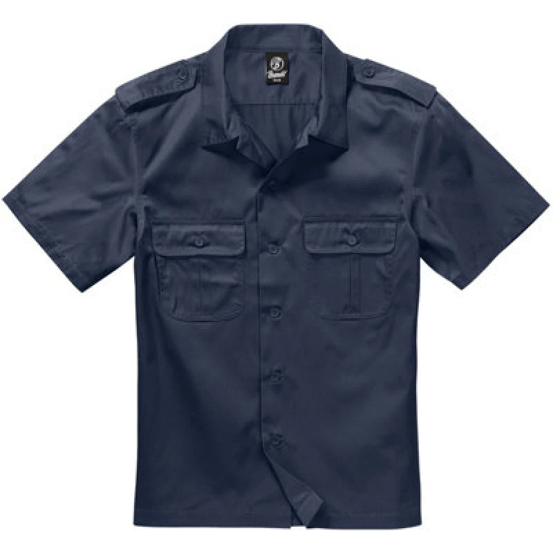 Image of Brandit Us Shirt Short Sleeve Navy Size Medium