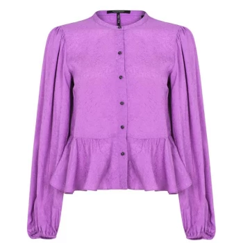 Image of Scotch and Soda Peplum Top - Dahlia 506