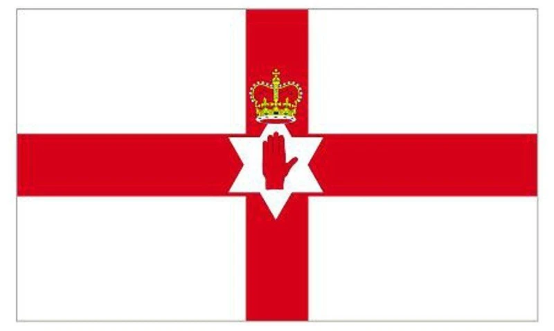 Image of Shatchi 5 X 3ft Northern Ireland National Flags Events Pub BBQ Decorations for Rugby Cricket Football Sports 2023 World Cup Banner Multi unisex