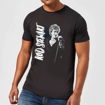 Image of Rod Stewart Poster Mens T-Shirt - Black - 5XL