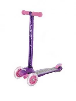 Image of U Move Sequin Mini Flex Adjustable Tilt Scooter With LED Wheels