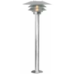 Image of Nordlux Veno Outdoor Bollard Galvanized, E27, IP54