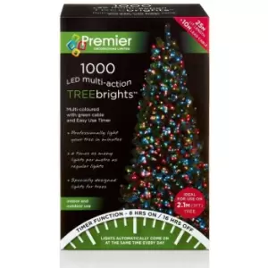 Image of Multi Action TreeBrights - Cluster Tree Lights - 1000 LED - Multi Colour - Multi Colour - Premier