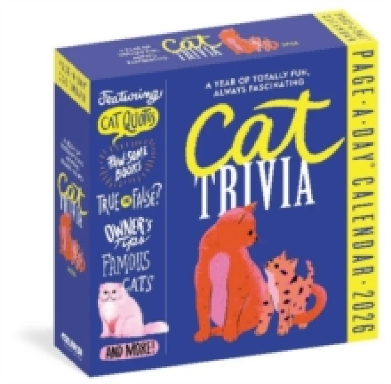 Image of Cat Trivia Page-A-Day Calendar 2026 Calendar