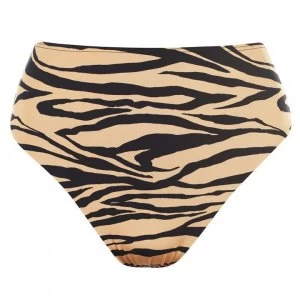 Image of Biba Icon High Leg Bikini Briefs - Tiger Print