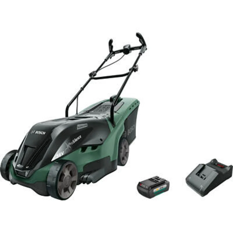 Image of Bosch UNIVERSALROTAK 36-560 36v Cordless Rotary Lawnmower 380mm UNIVERSALROTAK 555 Batteries: 1 x 2ah Li-ion