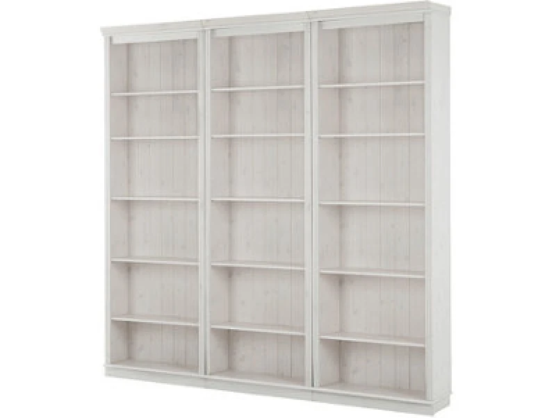 Image of Dorel Anita Wall Unit K In White Lacquer