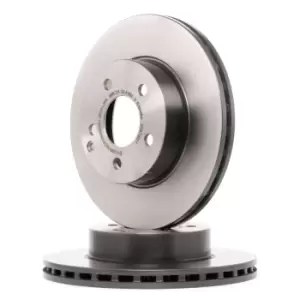 Image of PAIR PAINTED BREMBO BRAKE DISCS 09.A736.11