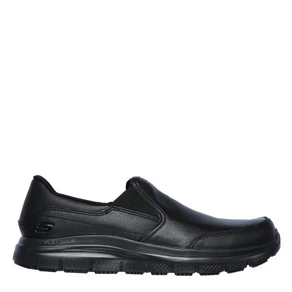 Image of Skechers Work Flex Advantage Bronwood Shoe Black Size 10