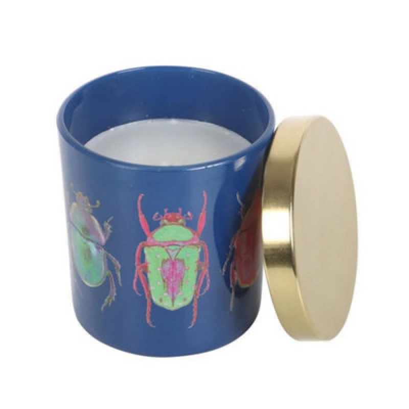 Image of Something Different Something Different Amber & Vanilla Beetle Scented Candle Multi One Size Unisex 5063750807164