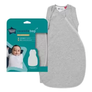 Image of Tommee Tippee The Original Grobag Sky Grey Marl Swaddlebag 0-3 Months 1.0 Tog