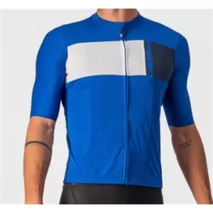 Image of Castelli Prologo 7 Short Sleeve Jersey - Blue