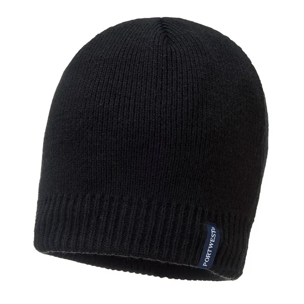 Image of Portwest Waterproof Beanie Hat B031BKR Colour: Black