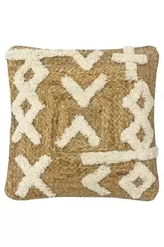 Image of Camfa Braided Tufted Jute Cushion