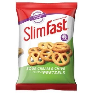 Image of SlimFast Sour Cream and Chive Flavour Pretzel 23g