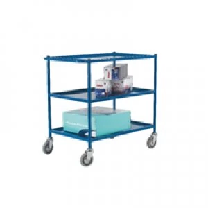 Image of Slingsby VFM 3-Tier Service Trolley 813x508mm Blue 306759