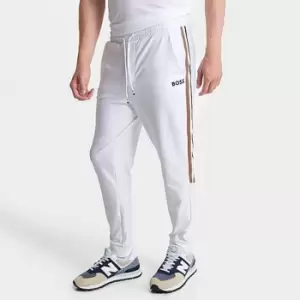 Image of Mens Hugo Boss x Matteo Berrettini Logo Striped Track Pants
