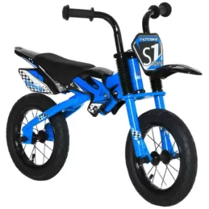 Image of Homcom 12" Kids Balance Bike For Ages 3-6 Years - Blue